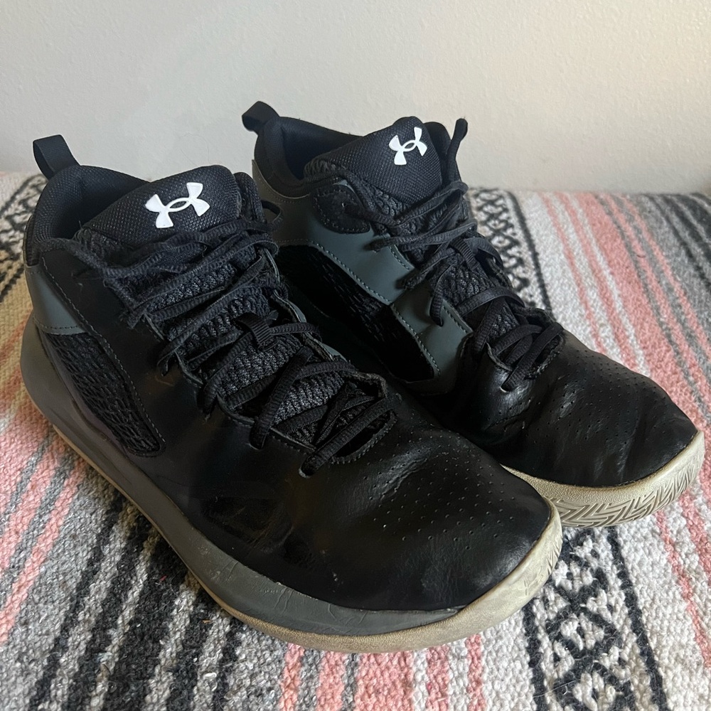 Under Armour Black and Gray Sneakers